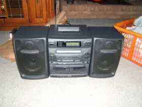Aiwa Ca-dw600u Desktop Autotune Am Fm Dual Cassette Stereo - Cd Player Not Work