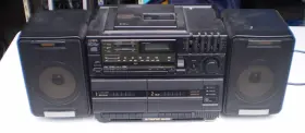 Ca-dw7 Aiwa 1989 Am/fm/tape/cd/cassette Componet System Radio Boom Box All Works