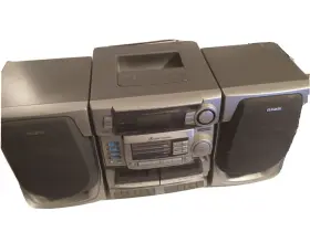 Ca-dwm935m Aiwa 3-cd Changer Radio Cassette Compact Disc Stereo System Mod. Ca-dw935m #2