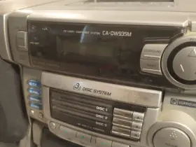 Ca-dwm935m Aiwa 3-cd Changer Radio Cassette Compact Disc Stereo System Mod. Ca-dw935m #3
