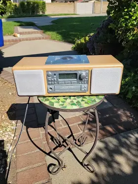 Csd-ns1u Aiwa Csd-ns1 Rare Vintage Cd Stereo Radio Cassette Recorder Works Read Des