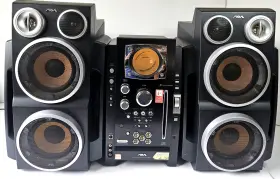 Aiwa Cx-bk1 Mini Hi-fi Stereo System. 5 Cd- R/rw Mp3 For Parts/ Repair. Rare
