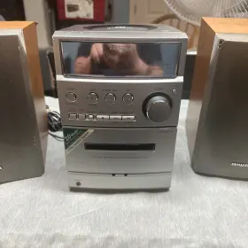 Cx-lem30u Aiwa Xr-em30 Micro Shelf Stereo System Cdrw Auto Reverse Cassette Tape