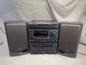Cx-n3200u Aiwa Vintage Shelf Stereo System Working
