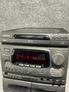 Sx-anv8000 Aiwa Cx-n5200u Compact Disc Stereo System With 2 Speakers In Black #3