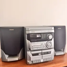 Cx-na111 Aiwa Digital Audio System - Cassette Radio Cd Changer No Remote Tested #2