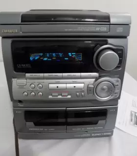 Cx-na303u Aiwa Cassette Receiver Super T-bass Cd Stereo - For Parts