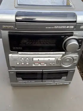 Cx-na308 Aiwa Bookshelf Stereo Am/fm Cd Dual Caesstte Read Description
