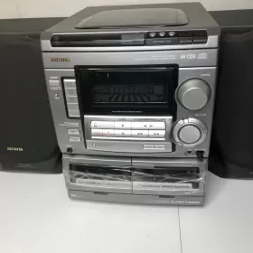 Cx-na508 Aiwa Digital Audio System 3 Disc Am Fm Dual Cassette Untested Read Desc #2