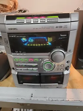 Cx-na767 Aiwa Stereo 3 Cd Changer Radio Works See Description