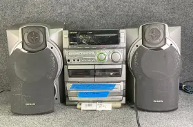 Cx-na888u Aiwa 3 Cd Compact Disc Stereo Cassette Receiver System With Speakers