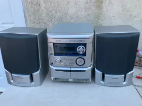 Cx-naj14u Aiwa Vtg Component Stereo System Tuner Cassette Tape And 3cd Changer