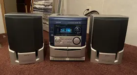 Cx-naj17 Aiwa Stereo System 3 Cd Am/fm Cassette Receiver Digital Tested