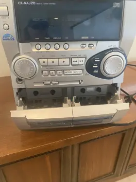 Cx-naj20u Aiwa Stereo System Cx - Naj20u No Speakers Cd / Tape Deck Player Read- Remote #3