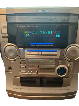 Cx-naj50 Aiwa Digital Audio Stereo Set Up 3 Disk Cd Am/fm Tape Does Not Work #3