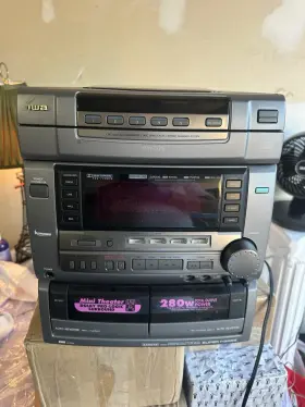 Cx-navf77u Aiwa Mini Theater Stereo System 280w Only Parts-not Working