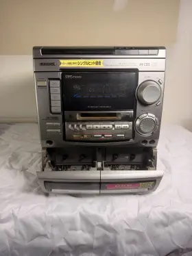 Aiwa Cx-nh55md Japan Md/cd/cassette Player Powers On Cd Tray Faulty As-is