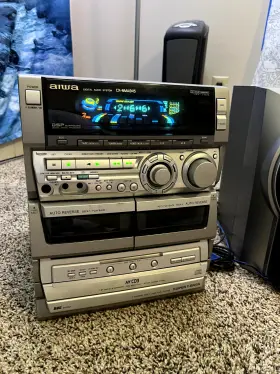 Sx-wna888 Aiwa Cx-nma845 Digital Audio System And Ac120v 60hz 210w