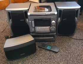 Cx-nmt520u Aiwa Cx-nmt520 Cassette Receiver Super T-bass Cd Stereo Radio As Is