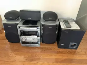 Cx-nmt720 Aiwa Vintage Compact Disc Stereo System Subwoofer. Read Description