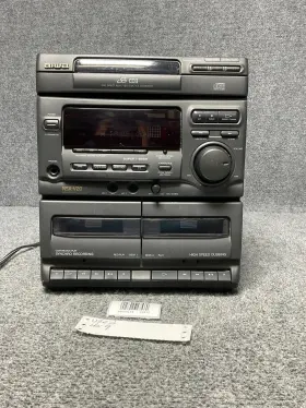 Cx-nv20u Aiwa 3 Cd Changer Compact Disc Stereo Cassette Receiver Super T-bass #2