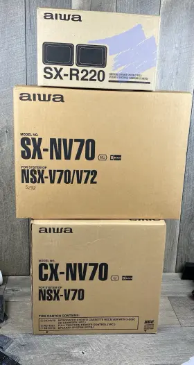 Cx-nv70 Aiwa Vintage 1995 Compact Disc Stereo Cassette Receiver Brand New