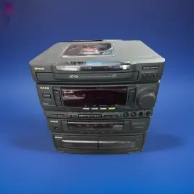 Cx-z1601u Aiwa Cd Stereo Cassette Receiver - For Parts Or Repair