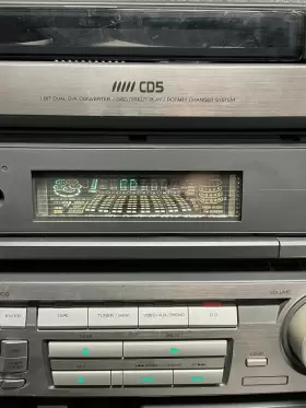 Cx-zr555u Aiwa Stereo Cassette Receiver 5-cd Disc Compact 90 W - For Parts #3