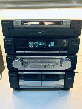 Cx-zr774 Aiwa Cxzr774 5cd Changer Radio Compact Disc Karaoke System Read Description