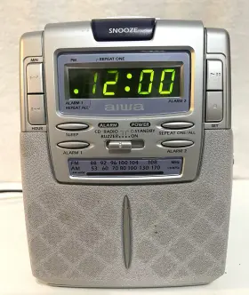 Fr-cd1500u Aiwa Fr-cd2500u Cd Clock Radio With Tuner