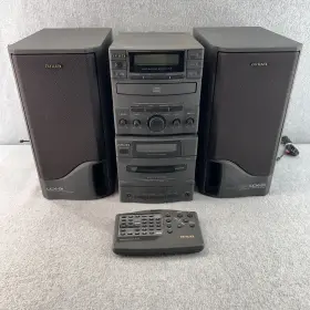 Rdx-01yu Aiwa Lcx-01u Cd Cassette Player Radio Stereo Speaker System Lxc-01 Vintage
