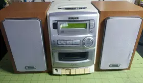 Lcx-151 Aiwa 1998 Micro Compact Am-fm Cd And Cassette Player Recorder