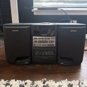 Aiwa Lcx-500 Stereo System Cd Cassette 1995 T-bass