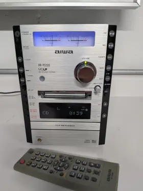 Aiwa Ld55 Cx-ld55 Cd Md Tape Micro Stereo Receiver With Remote Vu Meters Minidisc