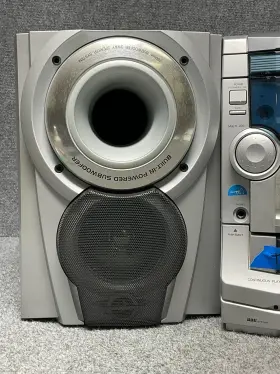 Naj50u Aiwa Cx- 3cd Comact Disc Audio Stereo Cassette Receiver System With Speakers #3