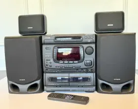 Nsx-999 Aiwa Hi Fi Stereo Component System Model Vintage Remote Original Boxes