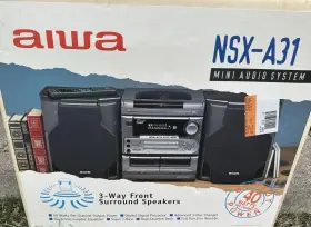 Nsx-a31 Aiwa Stereo System Late 80 S Vintage Tested And In Original Boxes