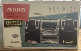 Nsx-aj20 Aiwa Stereo System Digital Audio New In Box Retro Nostalgia