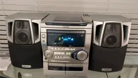 Nsx-aj22 Aiwa Compact Disc Stereo System 3 Tape Player/recorder Super Bass