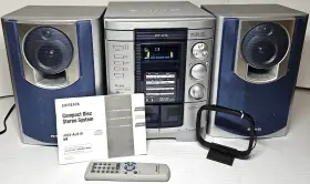 Nsx-aj310 Aiwa Digital Audio System Compact Disc Stereo Cassette Player
