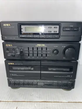 Nsx-d2 Aiwa For Parts/repair/as-is/aiwa-nsx-d2-stereo System-cd/dual Cassette/am/fm