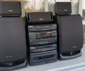 Nsx-d757 Aiwa Hi Fi Stereo Component System Model Vtg 1995 Remote Manuals Etc