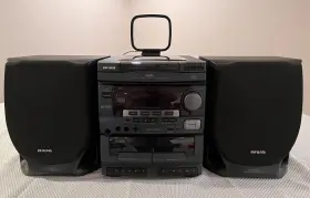 Nsx-v3000 Aiwa Digital Audio Stereo System Cd Changer Cassette Player Radio