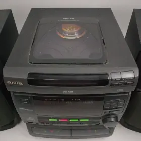 Nsx-v50u Aiwa Nsx-v50 Vintage Audio System 3cd Player Karaoke Radio Works Tape Cd Do Not #3