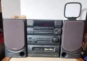 Nsx-3000 Aiwa Nsx3000 Vtg Digital Audio Stereo System Cd/radio With Speakers Remote Working