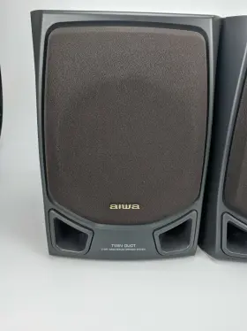 Sx-nv2100 Aiwa Speaker System For V2100 - Twin Duct Bass 2 Way Tested #3