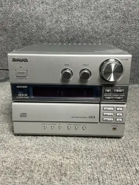 Xr-ec10 Aiwa Cd Stereo System Compact Disc Digital Audio In Silver With Remote #3