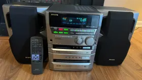 Xr-h66md Aiwa Stereo With Remote - Vtg Read Description