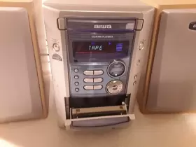 Xr-m191 Aiwa Compact Stereo System Cassette Cd Tuner Book Shelf Micro Fm Tested #3