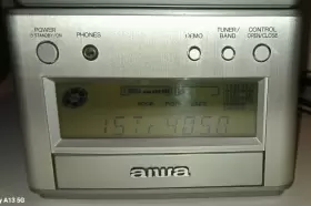 Xr-m70 Aiwa Mini / Bookshelf Cd Stereo System - Am-fm Tuner Cardioid Speakers #3